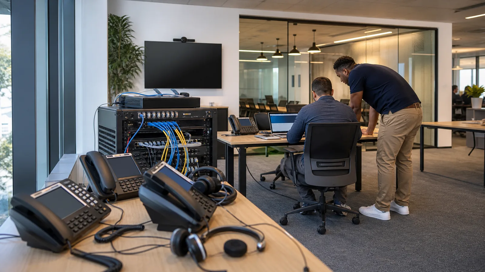 Managed IT Services Long Island in Long Island: closet labeling and link testing for Pro Wiring Inc.